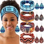 WILLBOND 4-Pc Boho Print Headband Set