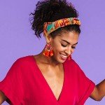 Boho Print Stretchy Headband Set for Women