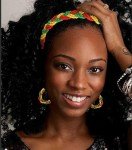 Multicolor Bead Headband and Earrings Set