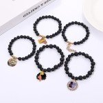 Beaded African Charm Bracelet for Women