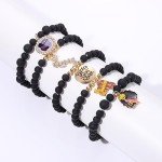 Beaded African Charm Bracelet for Women