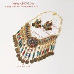 Boho Gold African Jewelry Set for Women