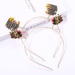 African Heart Metal Headband for Women