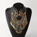 Boho Gold African Jewelry Set for Women