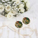 Lightweight Faux Leather Star Dangle Earrings