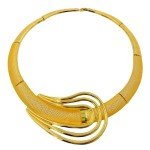 Elegant African Jewelry Set with Necklace and Earrings