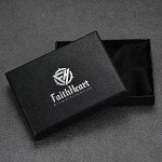 FaithHeart Black Africa Shaped Drop Earrings