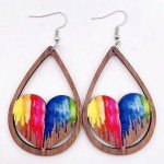 Rainbow Pride Earrings Set for Women