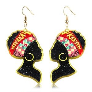 African Heritage Drop Earrings for Women