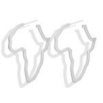 African Map Earrings for Stylish Women