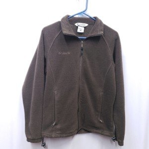 Brown Full Zip Fleece Jacket for Women
