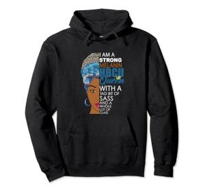 Afrocentric Melanin HBCU Queen Pullover Hoodie