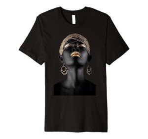 Midnight Queen Afrocentric Women's Premium T-Shirt