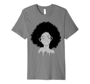 Afrocentric Natural Hair Women's T-Shirt
