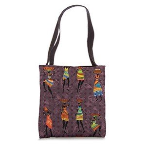 Afrocentric Black Queen Tote Bag for Women