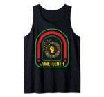 Juneteenth Sunflower Afrocentric Freedom Tank Top