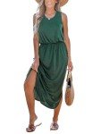 CUPSHE Women's Green Knit Beach Cover Up Dress