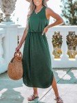 CUPSHE Women's Green Knit Beach Cover Up Dress