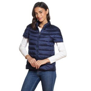 Martha Stewart Women's Navy Blue Puffy Vest