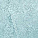 Mint Sherpa Trim Pajamas and Kimono Robe Set