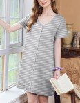 3-Pack Women's Button Down Sleep Shirts