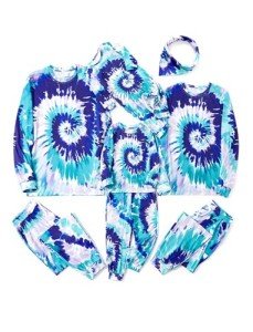 Tie Dye Family Matching Pajamas Set - Women’s Size Large