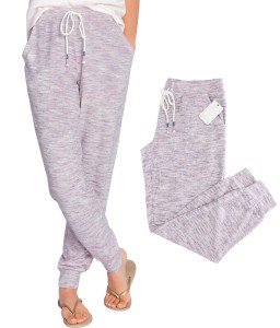 PJ Salvage Women's Multi-Pink Lounge Jogger Pants