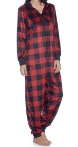 Women's Cozy Mink Fleece Hooded Pajamas