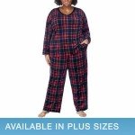 Nautica Women's V-Neck Fleece Pajama Set
