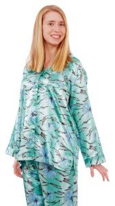 Floral Satin PJ Set for Women - Stylish Comfort