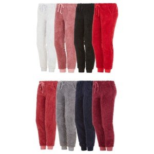Cozy Plush Fleece Pajama Jogger Lounge Pants
