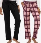 Lucky Brand Women's 2 Pack Straight Leg PJs