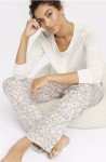 Cream & Gray Stars Above Women's Pajama Set