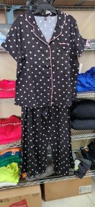 PJ Couture Women's Short Sleeve Two-Piece Pajama Set