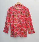 Floral Cotton Pink Women's Pajama Sleepwear Set