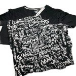 DKNY Women's Black & White Pajama Set, Large