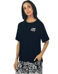 DKNY Women's Black & White Pajama Set, Large