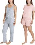 Eddie Bauer Women's Cozy 4-Piece Pajama Set