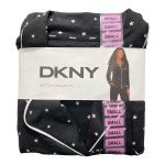 DKNY Women's Long Sleeve Notch Collar Pajama Set