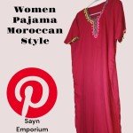 Stylish Women's Moroccan Pajama Set