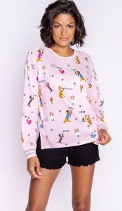 PJ Salvage Woof Love Dog Pajama Sleep Top