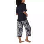 DKNY Women's Cozy Two-Piece Pajama Set