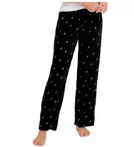 Jenni XL Printed Cozy Fleece Pajama Pants