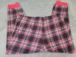 Women's Plus Size Red Plaid Lounge Pants