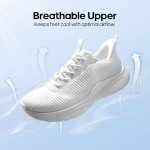 NORTIV 8 Women's Breathable Slip-On Gym Sneakers
