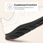 Lightweight Women's Hiking Shoes - Grey/Pink