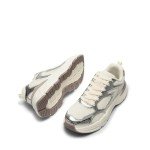 DREAM PAIRS Women's Chunky Platform Sneakers - Champagne