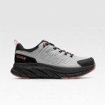 Lightweight Women's Hiking Shoes - Grey/Pink