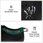 Women's Minimalist Slip-On Walking Shoes - Black Size 10