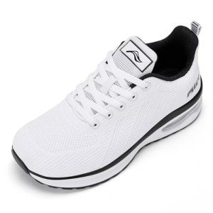 Lamincoa Women's White Wide Toe Sneakers